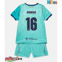 Camiseta Barcelona Rodri Hernandez #16 Tercera Equipación para niños 2026-27 manga corta (+ pantalones cortos)